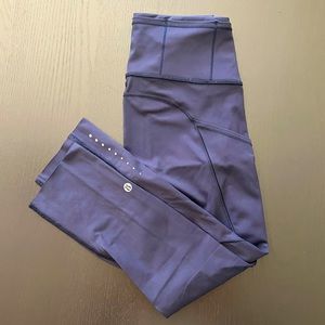 Lululemon Fast and Free Reflective Tight - Navy Blue